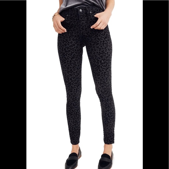 NWT Madewell Leopard Print Skinny Jeans - Picture 3 of 9